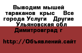 Выводим мышей ,тараканов, крыс. - Все города Услуги » Другие   . Ульяновская обл.,Димитровград г.